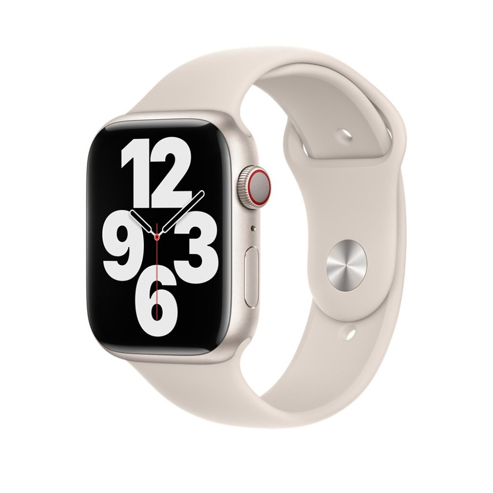 Apple Watch 45mm Starlight Sport Band